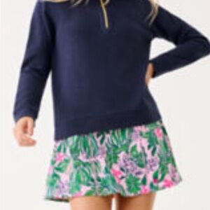 Navy Lilly Pulitzer size small half zip popover